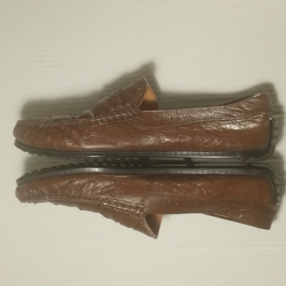 Brilliant Handmade Genuine 0strich Quill Loafers - Picture 9 of 15